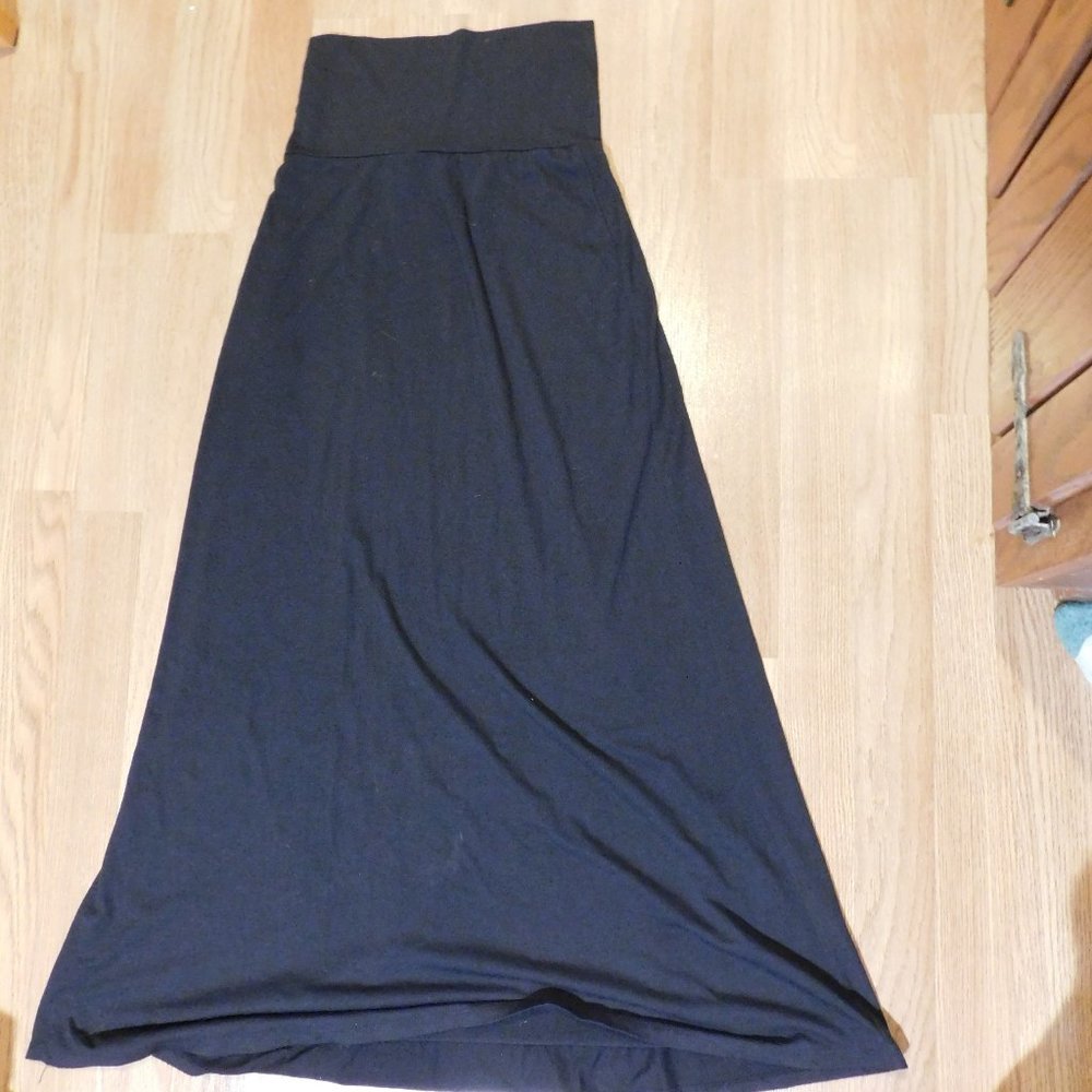 Long Black Maxi Skirt